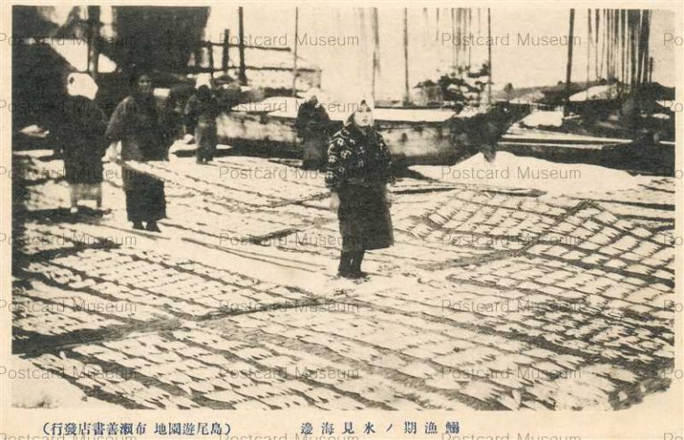 ht760-Himi 鰯漁期ノ氷見海辺 富山