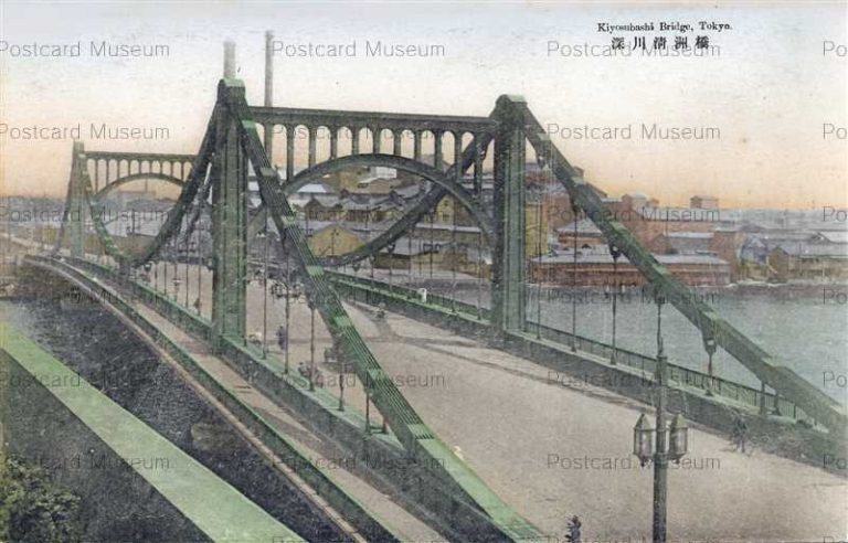 tk910-Kiyosubashi Bridge Tokyo 深川清洲橋