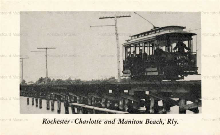 trm315-William Reed Gordon Trolley Series Rochester Charlotte&Manitou Beach Railway Car