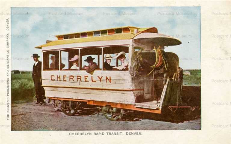 trm345-Cherrelyn Rapid Transit Denver Colorado Donkey on the Deck