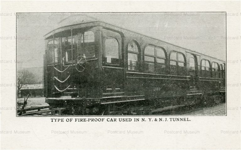 trm510-Type of Fire-Proof Car Used in N.Y.&N.J.Tunnel