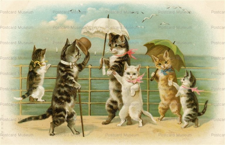 acc022-Helena Maguire Cats Family Parasol
