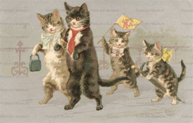 acc032-Helena Maguire Wally Fialkowska Traveling Cat Family