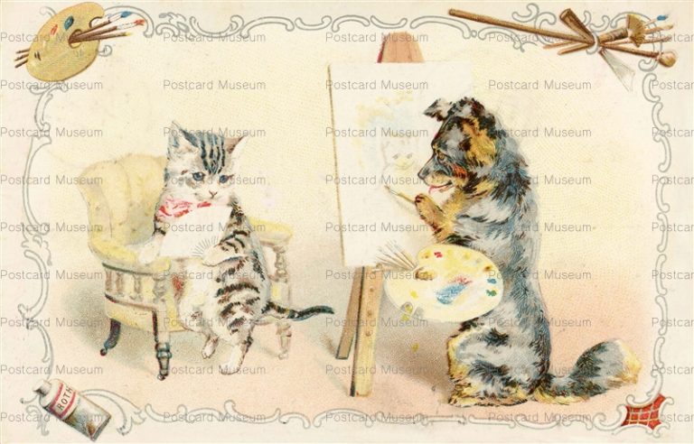 acc050-Dog Draw of Pose Cat