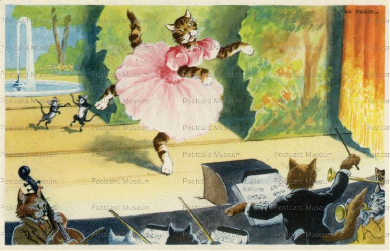 acc460-Jean Paris Ballerina Cat & Mice Orchestra