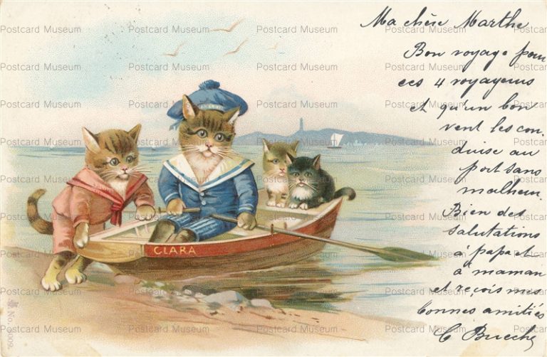 acc475-Cat's Family in a Boat Called Clara