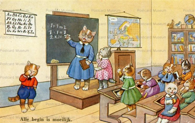 acc660-Dressed Cats Classroom Teacher