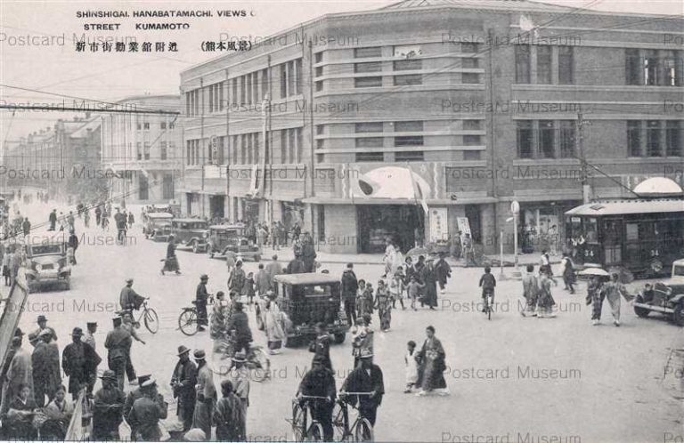 kum132-Shinshigai Hanabatamachi Street Kumamoto 新市街勧業館附近 熊本風景