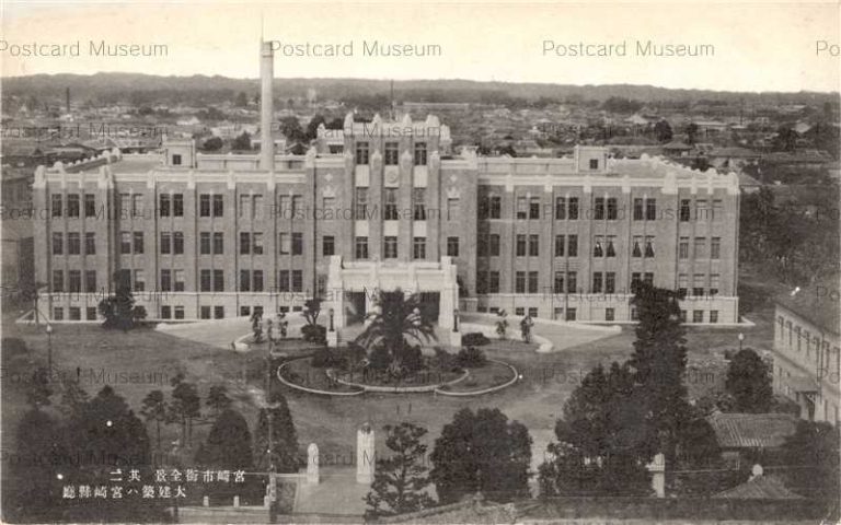 miy165-Prefectural Miyazaki 宮崎市街全景 県庁