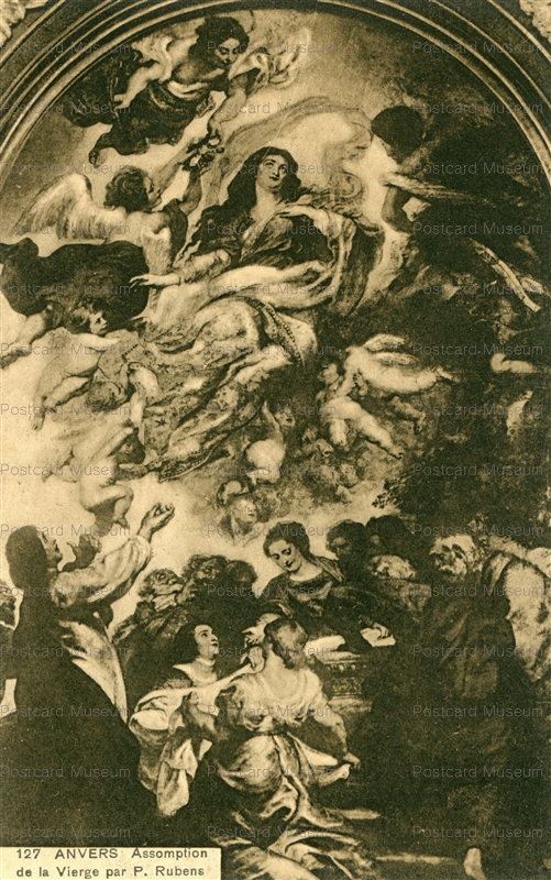 gb145-Anvers Assomption de la Vierge par P.Rubens
