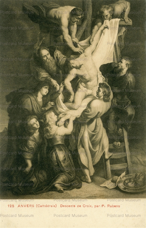 gb146-Anvers Descente de Croix par P.Rubens