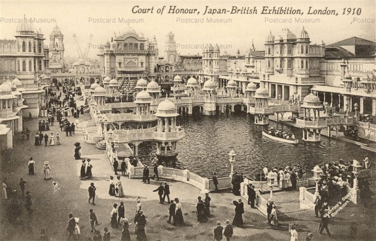 ge811-London Court of Honour Japan British Exhibition 1910