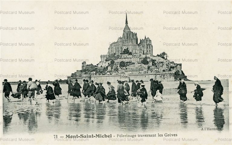 gf1120-Mont Saint Michel-Pelerinage traversant les Greves 71