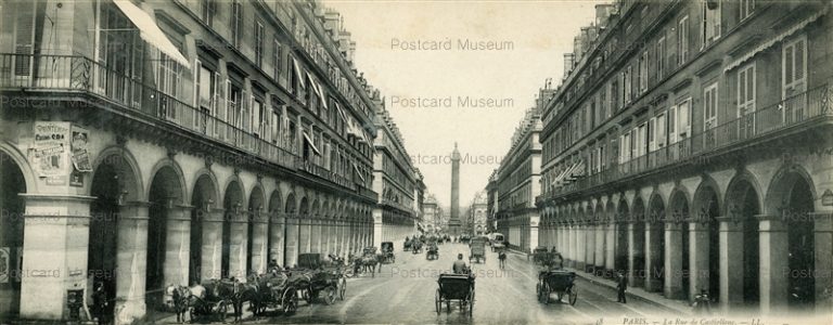 gf223W-Paris La Rue de Castiglione LL.