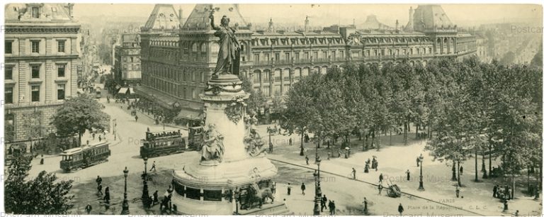 gf226W-Paris Place de la Republique C.L.C