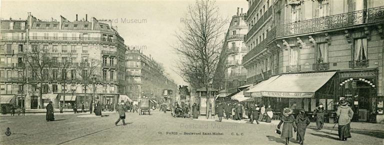 gf231W-Paris Boulevard Saint-Michel C.L.C