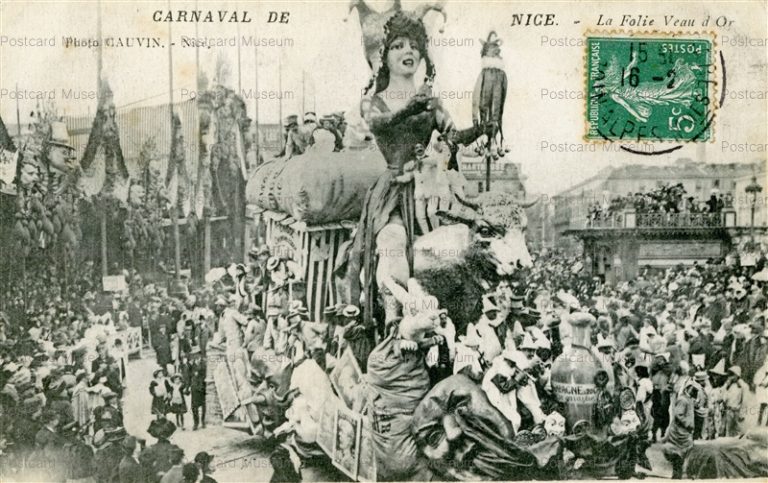 gf2960-Carnaval de Nice La Folie Veau d'or