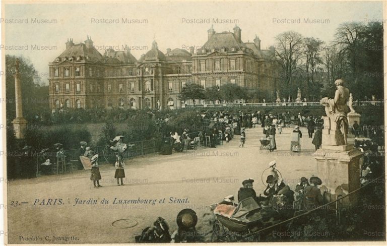 gf305-Paris Fardin du Luxembourg et Senat