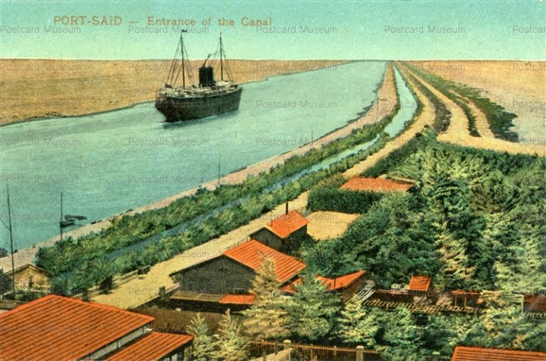 gp165-Port Said Entrance of the Canal