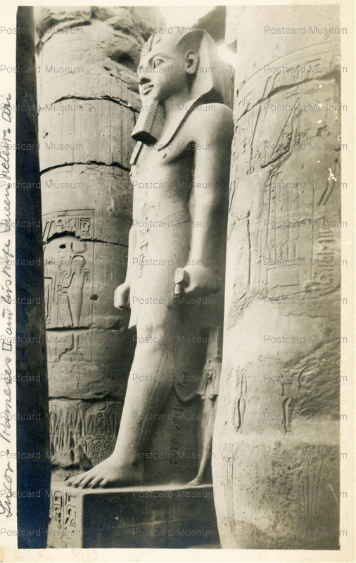gp290-Luxor Statue of Rameses II and his Wife Queen Netert-Art
