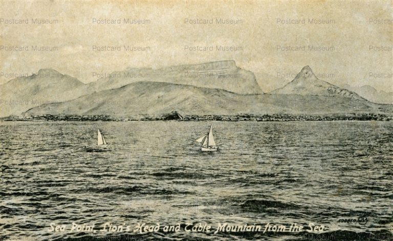 gsa029-Sea Point Lion's Head and Table Mountain from the Sea