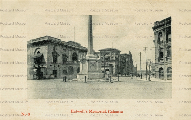 ind017-Halwell's Memorial Culcutta
