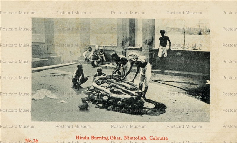 ind030-Hindu Burning Ghat Nimtollah Calcutta