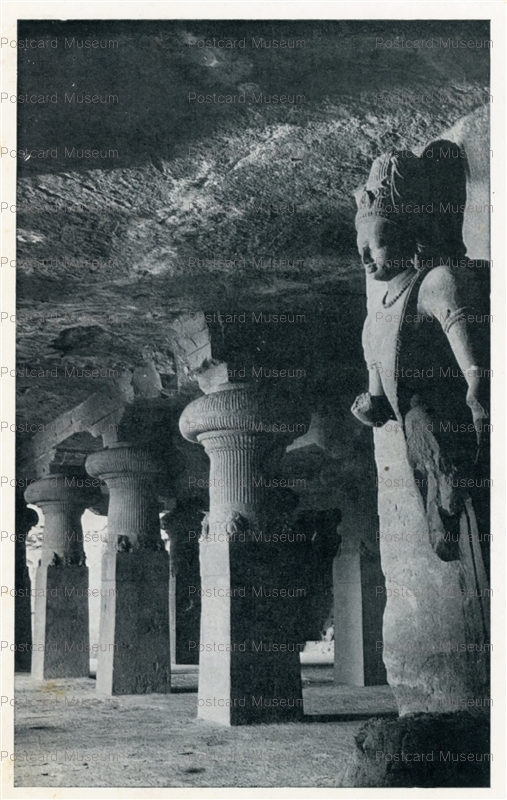 ind507-Elephanta Cave 1 Archaeological Survey of India
