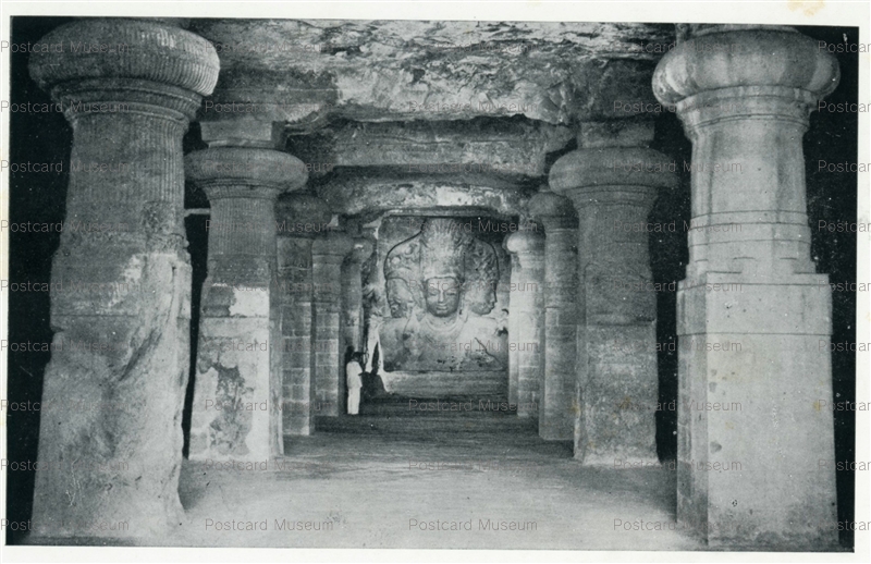 ind511-Elephanta Cave 1 Archaeological Survey of India