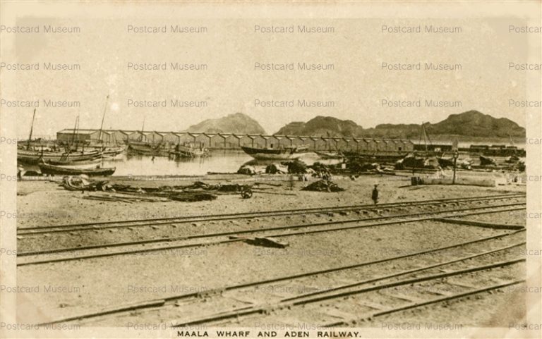 mai070-Maala Wharf and Aden Railway
