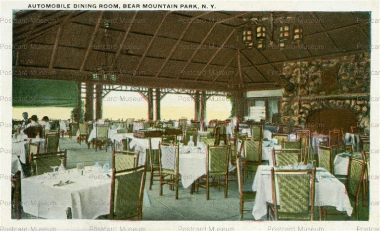 usa060-Automobile Dining Room Bear Mountain Park N.Y.