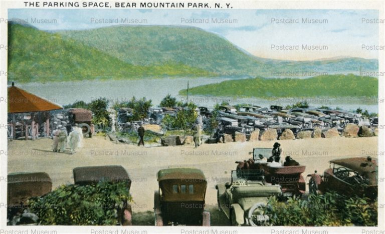 usa064-The Parking Space Bear Mountain Park N.Y.