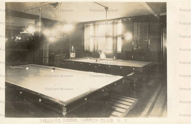 usa088-Billiard Room Nippon Club N.Y