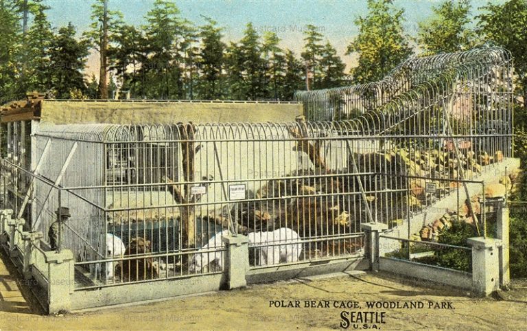 usa148-Polar Bear Cage Woodland Park Seattle