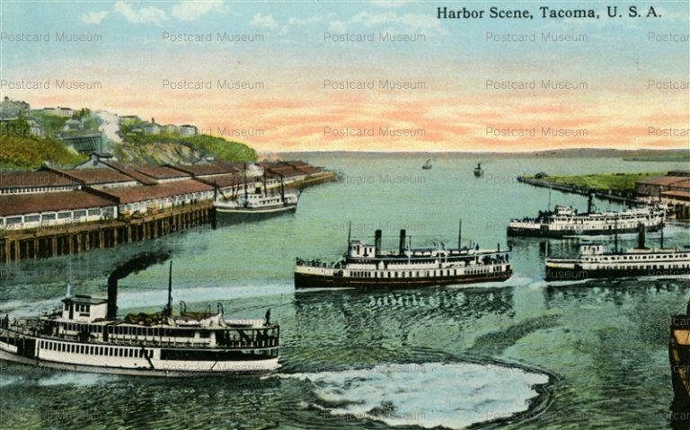 usa160-Habor Scene Tacoma U.S.A