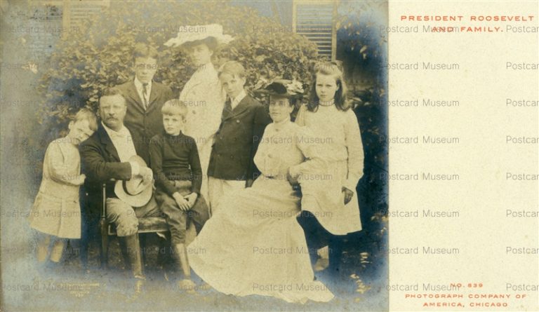 usa1730-President Roosevelt and Family