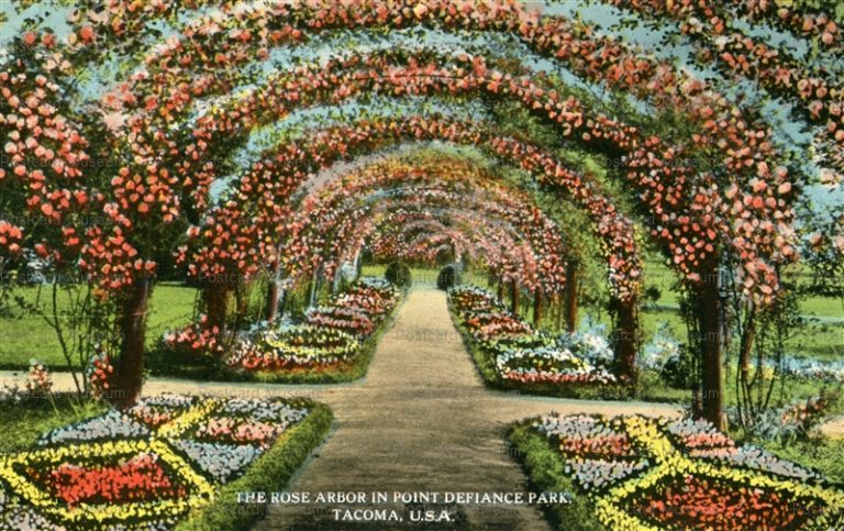 usa175-The Rose Arbor in Point Defiance Park Tacoma U.S.A.