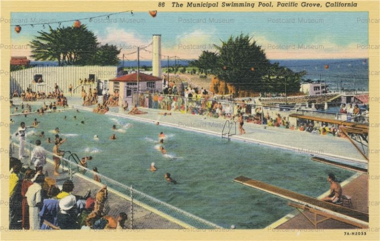 usa290-The Municipal Swimming Pool Pacific Grove California