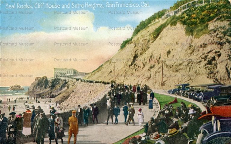 usa380-Seal Rocks Cliff House and Sutro Heights San Francisco Cal