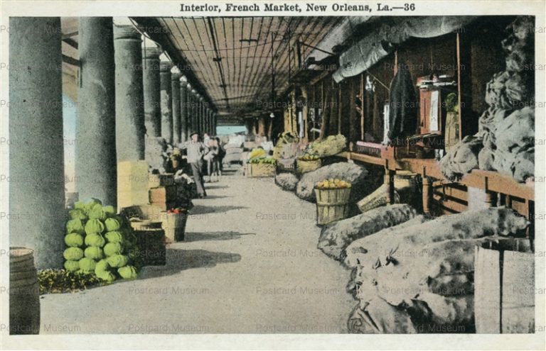 usa824-Interior French Market New Orleans La.-36