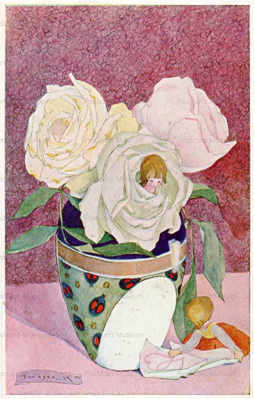 ak090-加藤まさを 花の心Ⅰ ばら