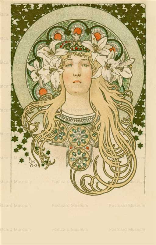 am069-Sarah Bernhardt 1897 Alphons Mucha