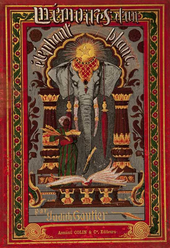 amg062-Memoire d'un Elefant Blonc Hard Book Cover 1894 Alphons Mucha