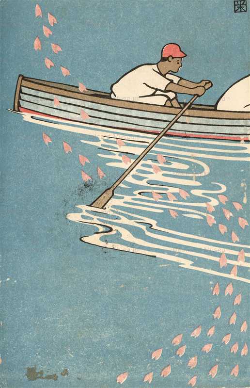 ar111-レガッタと桜花びら