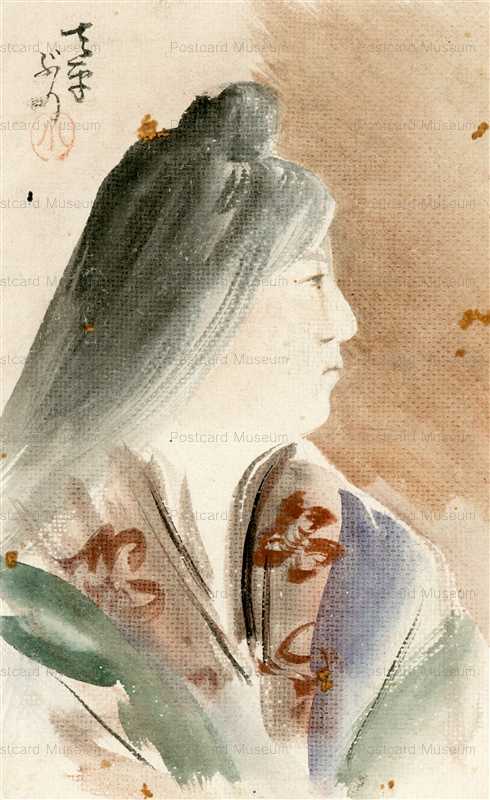 at230-美人 肉筆画