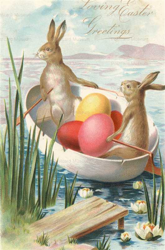 e165-Easter Rabbits Dancing