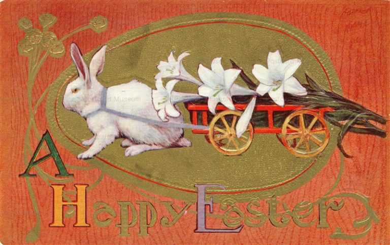 e230-Easter White Rabbit