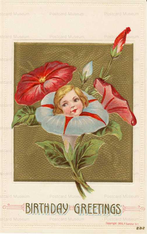 hb016-Birthday Flower Girl P Sander