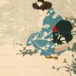 江戸屋の原画　掛軸　1175x420mm E449　煙草夏風の女　伝　鏑木清方 kk006-鏑木清方-夕涼み-150x150.jpg