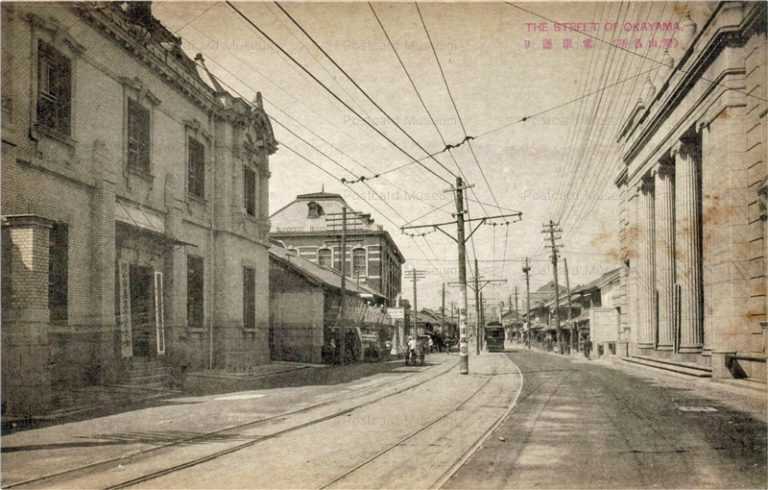 ok020-Okayama Street 電車通り 岡山名所